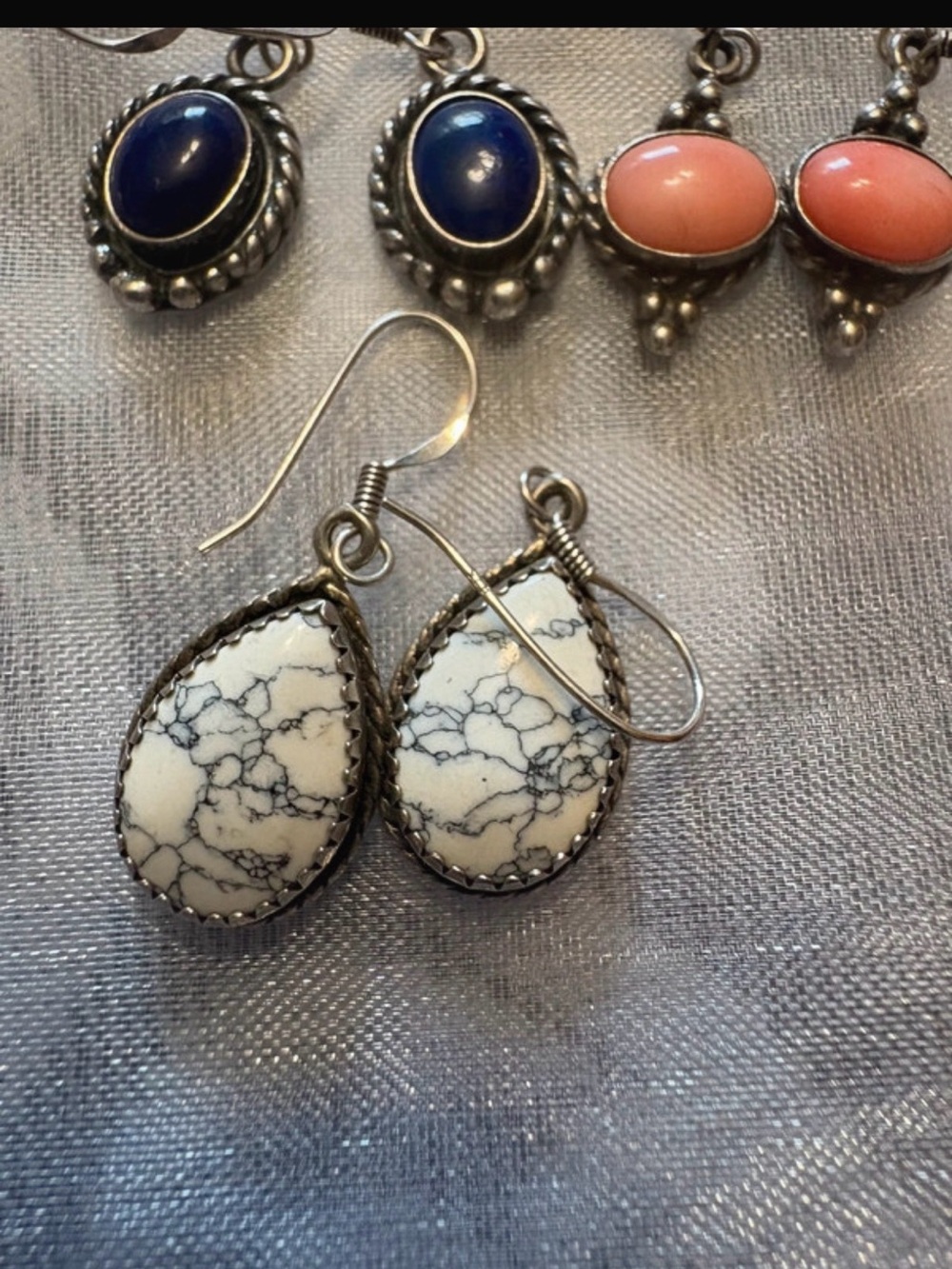 Earring set sterling silver